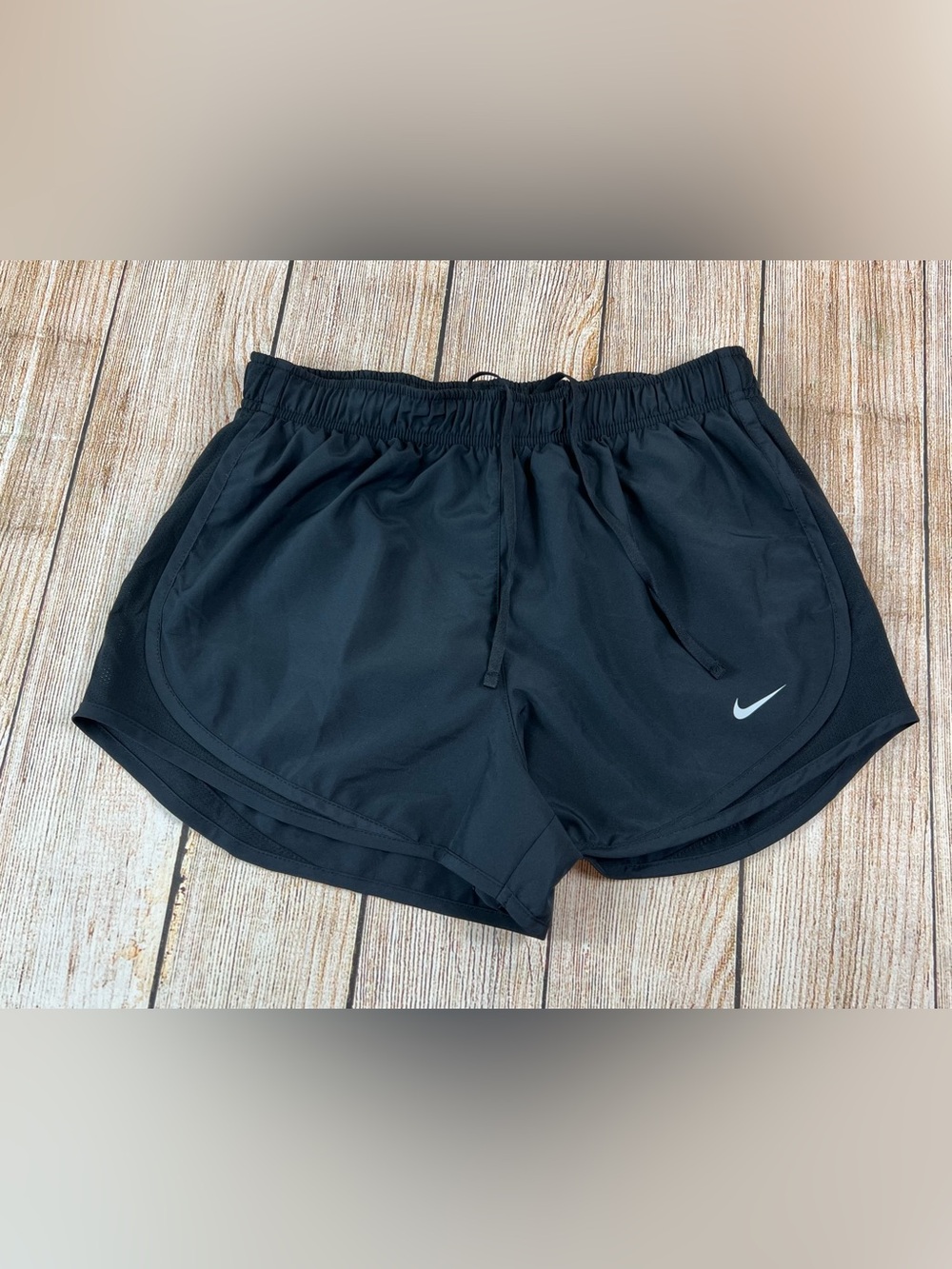 Women’s Nike Tempo Dri-FIT Brief-Lined Running Shorts Black Size Medium